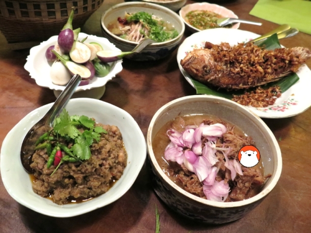 Thai-style 'samrab' or meal that we eat together with steamed rice. 