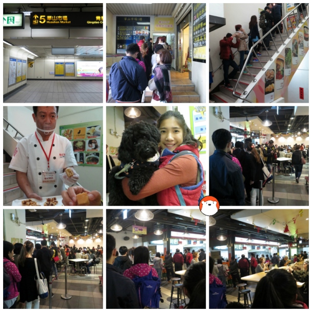 The MRT station, the lines, the friendly local and her dog before us who also ordered for us.