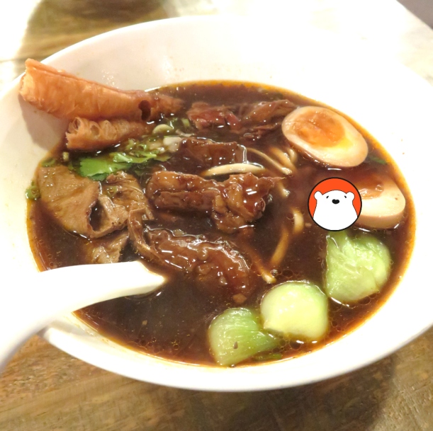 The Regent braised beef noodle at Champion Beef Noodles on 4th Floor of Breeze Xinyi Department Store. 