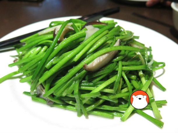 Stir-fried vegetable. Very crunchy and delicious. 