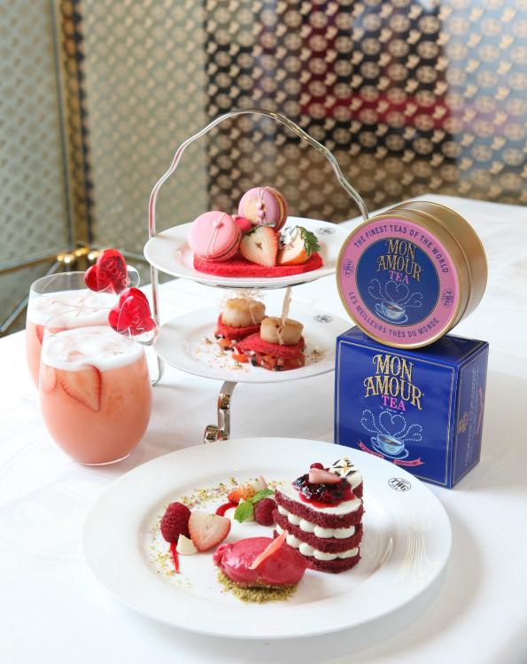The Valentine's Tea Set is available from now until the end of February. 